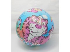(image for) 10 Inflatable Jungle Animal Bouncing Balls 22cm Dia.