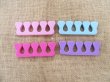 (image for) 50Pcs Soft Sponge Foam Finger Toe Separator Nail Art Salon Pedic