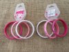 6Sheet x 3Pcs Kids Pink Bracelets Bangel Set