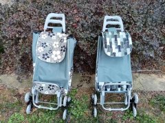 (image for) 1Pc New Green Tri-Wheels Convenient Shopping Trolley Bag