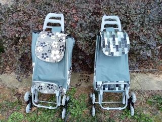 1Pc New Green Tri-Wheels Convenient Shopping Trolley Bag