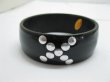 6Pcs Fashion Black Wide Bangles Bracelets (image for) 6Pcs Fashion Black Wide Bangles Bracelets