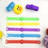 6Pcs Funny Pop It Bracelet Anti Stress Kid's Toy Mixed Color