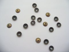 (image for) 1000 8mm Bronze Bead Caps Beading Parts Jewelry finding