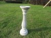 1X White Pillar Candle Stick Holder Hall Way Party Wedding Home