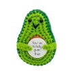3x1Pc Avocado Positive Energy Crochet Knitted doll w/Encouragement Card (image for) 3x1Pc Avocado Positive Energy Crochet Knitted doll w/Encouragement Card