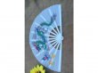 1X Chinese Dragon Martial Kung Fu Tai Chi Dance Fan White