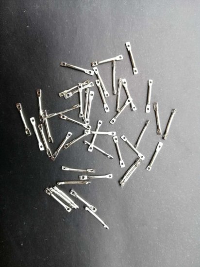 3000 Nickel plated spacer beads 2X10mm - Click Image to Close