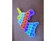 (image for) 6Pc Funny Unicorn Shape Push Pop Bubble Fidget Toy Pop It Game