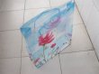 12 Sky Blue w/Flower Plastic Gift Packing Bags 40x35cm (image for) 12 Sky Blue w/Flower Plastic Gift Packing Bags 40x35cm