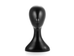 (image for) 1Pc New Black Female Bald Head Torso Mannequin 40cm High