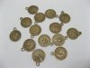 450 Bronze Queen Elizabeth Coins Charms Pendants 14mm 450 Bronze Queen Elizabeth Coins Charms Pendants 14mm
