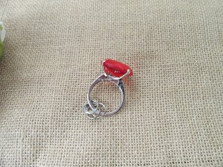 12Pcs "With This Ring" Engagement Red Ring Souvenirs Wedding