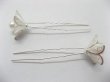1Pc Elegant Silver Bride Hairpin (image for) 1Pc Elegant Silver Bride Hairpin