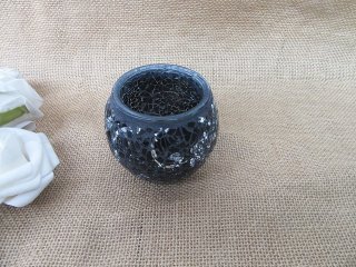 10Pcs Mosaic Glass Tealight Candle Holder Home Wedding Favor (image for) 10Pcs Mosaic Glass Tealight Candle Holder Home Wedding Favor