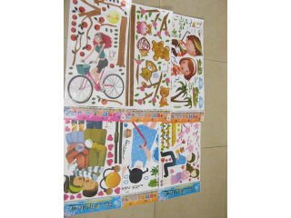12 Sheets Assorted Funny Wall Stickers for Kids