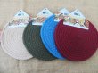 (image for) 8Pcs Round Weaved Non Slip Placemats Dining Table Place Mats Set