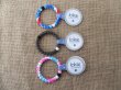 12Pcs Rubber Beads Braclets 6cm Dia. S Size Mixed (image for) 12Pcs Rubber Beads Braclets 6cm Dia. S Size Mixed