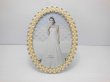 1X European Elegant Rhinestone & Pearl Wedding Photo Frame-Oval (image for) 1X European Elegant Rhinestone & Pearl Wedding Photo Frame-Oval
