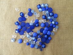 4Packets x 90g Royal Blue Craft Loose Beads for Kids Retail Pack 4Packets x 90g Royal Blue Craft Loose Beads for Kids Retail Pack