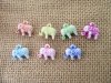 200Pcs Elephant Design Plastic Beads DIY Jewellery Making