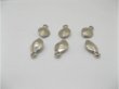 200 Silver plated plastic Melon Seeds Pendants (image for) 200 Silver plated plastic Melon Seeds Pendants