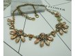 (image for) 6Pcs Fashion Stylish Flower Necklace with Crystal For Lady