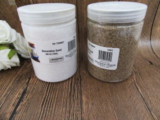 12Bottles x 793g Decorative Sand Craft Pebbles Wedding Favor