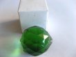 (image for) 10X Green Lead Crystal Ball for Suncatcher 30x35mm