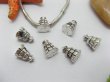 (image for) 20pcs Tibetan Silver Tower Beads European Design Yw-pa-mb36
