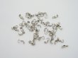 5000 Nickel plated bead Tips or charlotte crimps (image for) 5000 Nickel plated bead Tips or charlotte crimps