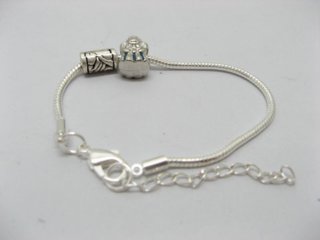 4Pcs Snake Chain Bracelets Fits European 21cm pa-s3
