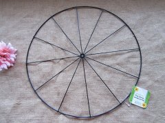 24Pcs Metal Wreath Frame Bicycle Wheel Shape DIY Decoration 24Pcs Metal Wreath Frame Bicycle Wheel Shape DIY Decoration