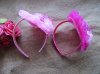 12Pcs Pink Hat Headbands Hair Band Hair Loop Girl's Hair Accesso