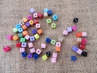 5x190Pcs Funny Square Dice Beads 7x7mm Mixed Color 5x190Pcs Funny Square Dice Beads 7x7mm Mixed Color