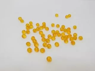 4200 Orange Faceted Round Beads Jewellery Finding 6mm