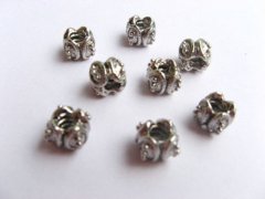 10 Alloy European Barrel Thread Beads ac-sp342 10 Alloy European Barrel Thread Beads ac-sp342