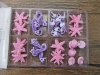 6Packets X 38Pcs Sea Them Beads Pendants Charms Assorted