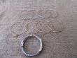 6Packs Metal Bangles Bracelets Women's Jewellery Assorted