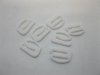 4X200Pcs White "E" Hook Bra Clips 11mm