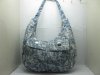 1Pcs New Grey Hippie Shoulder Bag w/2 Pockets in Front 1Pcs New Grey Hippie Shoulder Bag w/2 Pockets in Front