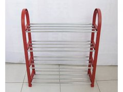 1X New Red 4-Tier Shoe Holder Display Rack