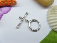 50sets Metal Smooth Circle Toggle Clasp yw-ac-tc19 50sets Metal Smooth Circle Toggle Clasp yw-ac-tc19
