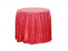 1Pc Red Sequin Table Cloth Cover Backdrop Wedding Party 120x240