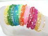 20 Fashion Multi-loop Glass Seed Beaded Bracelets