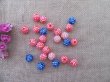 100Pcs Rhinstone Ball Beads DIY Craft Jewellery Making Mixed