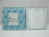 10Set X 2Pcs "Fleur-de-lis" Frosted Glass Photo Coasters