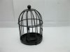 2Pcs Black Birdcage Tealight Placecard Candle Holder Wedding Fav