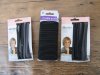 6Sheets Black Hair Bands Elastic Hair Ties Assorted