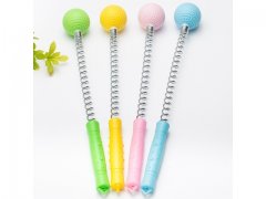 6Pcs Body Massage Ball Spring Knock Back Hammer with Long Handle